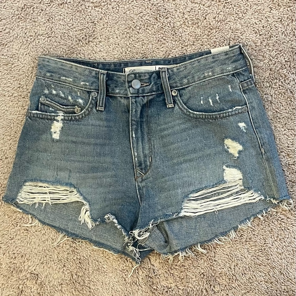 Lovers & Friends Mid Waist Denim Shorts